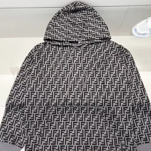 Replica Fendi Hoodies Long Sleeved For Unisex #1359095 $56.00 USD for Wholesale