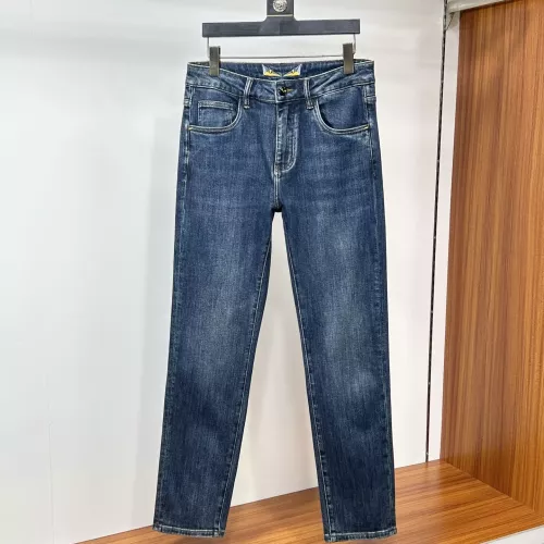 Replica Fendi Jeans For Men #1359118 $80.00 USD for Wholesale