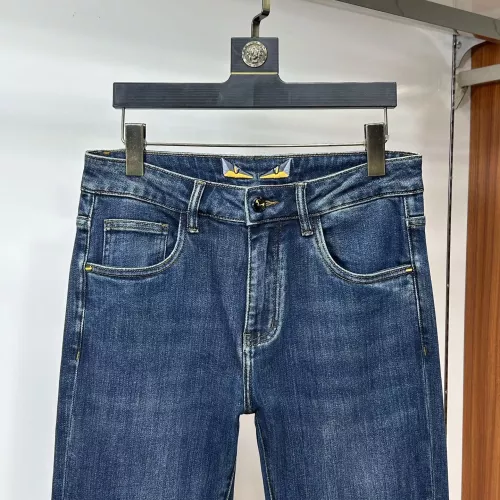 Replica Fendi Jeans For Men #1359118 $80.00 USD for Wholesale