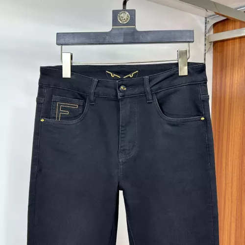 Replica Fendi Jeans For Men #1359119 $80.00 USD for Wholesale