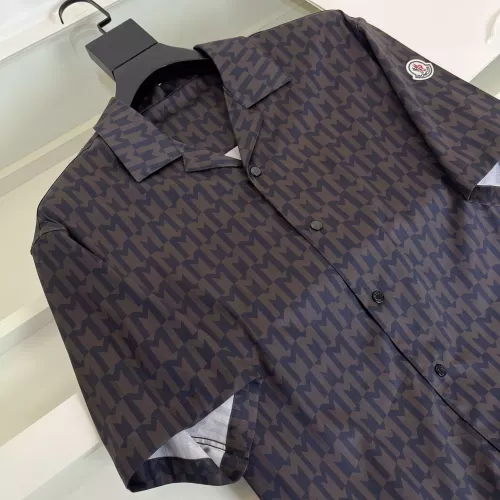 Replica Moncler Shirts Short Sleeved For Men #1359351 $80.00 USD for Wholesale
