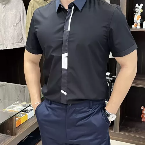 Cheap Armani Shirts Short Sleeved For Men #1359452, $$85.00 USD On Armani Shirts