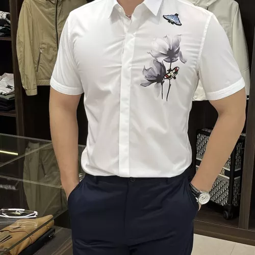 Cheap Armani Shirts Short Sleeved For Men #1359455, $$85.00 USD On Armani Shirts