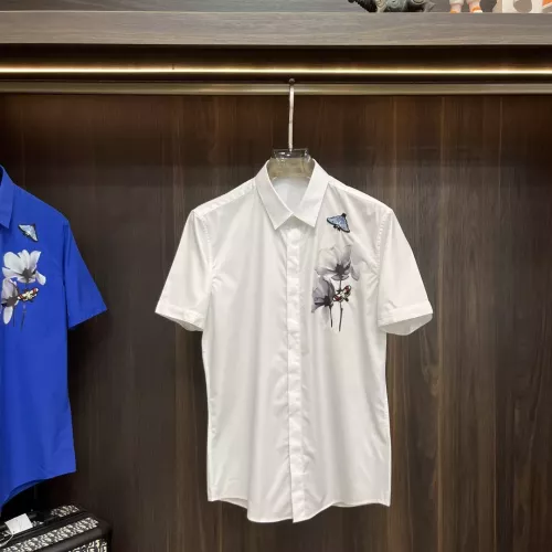 Replica Armani Shirts Short Sleeved For Men #1359455 $85.00 USD for Wholesale
