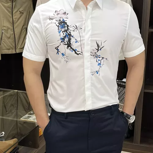 Cheap Armani Shirts Short Sleeved For Men #1359466, $$82.00 USD On Armani Shirts