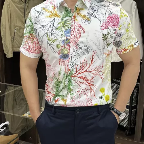 Cheap Armani Shirts Short Sleeved For Men #1359472, $$85.00 USD On Armani Shirts