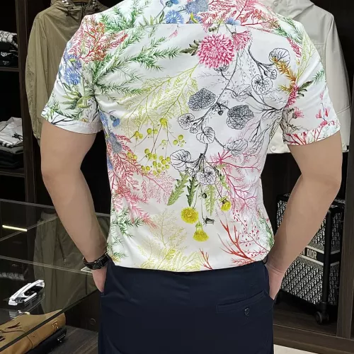 Replica Armani Shirts Short Sleeved For Men #1359472 $85.00 USD for Wholesale