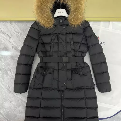 Replica Moncler Down Feather Coat Long Sleeved For Women #1359557 $220.00 USD for Wholesale