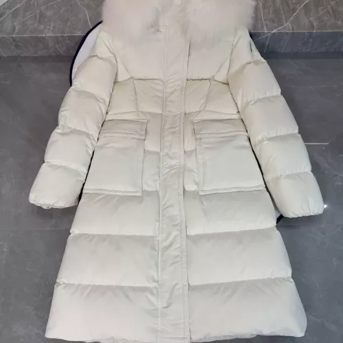 Replica Moncler Down Feather Coat Long Sleeved For Women #1359579 $247.93 USD for Wholesale
