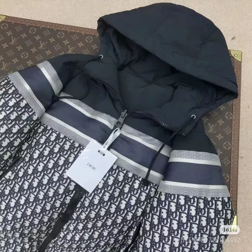 Replica Christian Dior Down Feather Coat Long Sleeved For Unisex #1359586 $175.00 USD for Wholesale