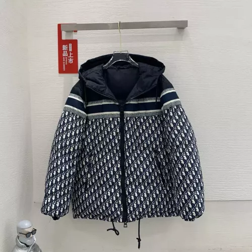Replica Christian Dior Down Feather Coat Long Sleeved For Unisex #1359586 $175.00 USD for Wholesale