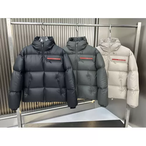 Replica Prada Down Feather Coat Long Sleeved For Unisex #1359618 $225.00 USD for Wholesale