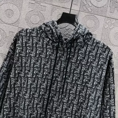 Replica Fendi Hoodies Long Sleeved For Unisex #1359982 $60.00 USD for Wholesale
