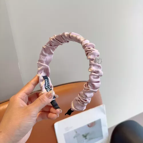 Replica MIU MIU Headband For Women #1359986 $27.00 USD for Wholesale