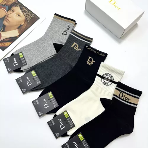 Replica Christian Dior Socks #1360067 $27.00 USD for Wholesale