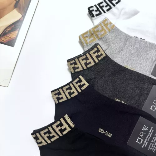 Replica Fendi Socks #1360068 $27.00 USD for Wholesale