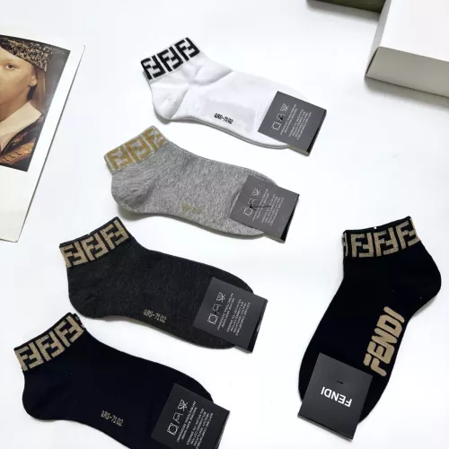 Replica Fendi Socks #1360068 $27.00 USD for Wholesale