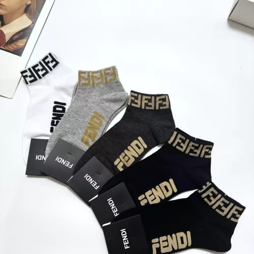 Replica Fendi Socks #1360068 $27.00 USD for Wholesale