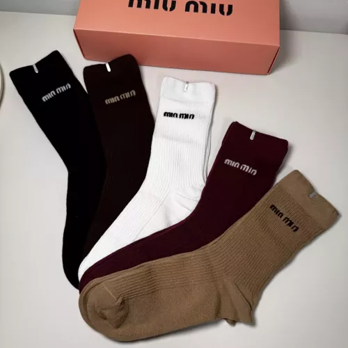Cheap MIU MIU Socks For Women #1360133, $$29.00 USD On MIU MIU Socks