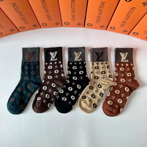 Replica Louis Vuitton LV Socks #1360307 $29.00 USD for Wholesale