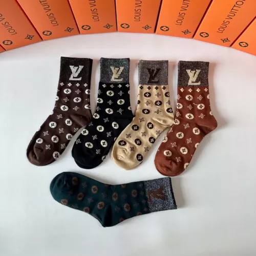 Replica Louis Vuitton LV Socks #1360307 $29.00 USD for Wholesale