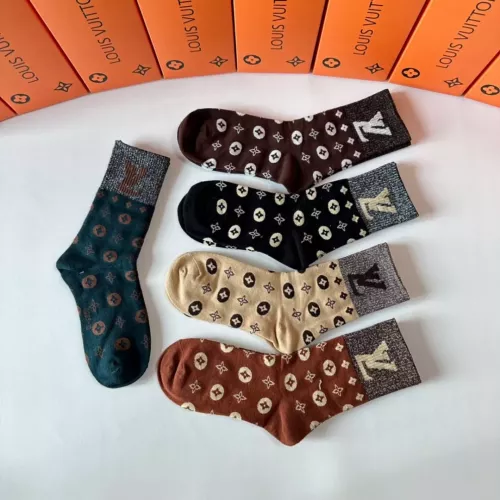 Replica Louis Vuitton LV Socks #1360307 $29.00 USD for Wholesale