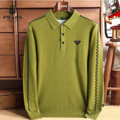 Cheap Prada Sweaters Long Sleeved For Men #1360757, $$48.00 USD On Prada Sweaters