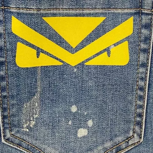 Replica Fendi Jeans For Men #1361030 $88.00 USD for Wholesale