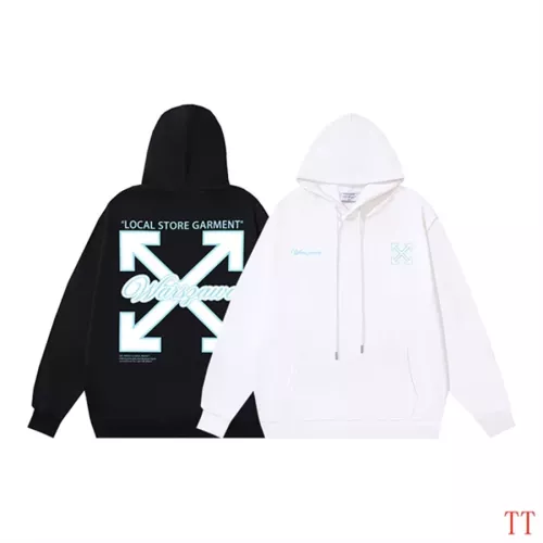 Replica Off-White Hoodies Long Sleeved For Unisex #1361074 $52.00 USD for Wholesale