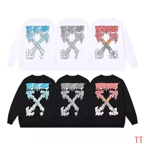 Replica Off-White Hoodies Long Sleeved For Unisex #1361116 $45.00 USD for Wholesale