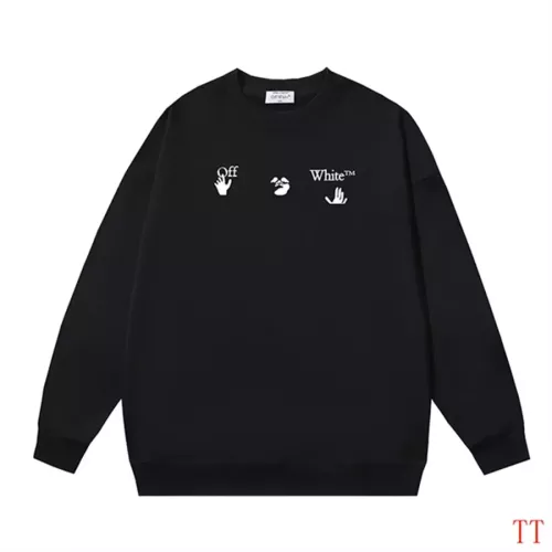 Replica Off-White Hoodies Long Sleeved For Unisex #1361118 $45.00 USD for Wholesale