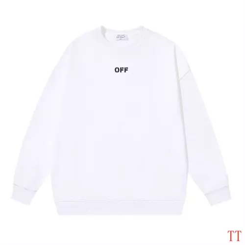 Replica Off-White Hoodies Long Sleeved For Unisex #1361121 $45.00 USD for Wholesale