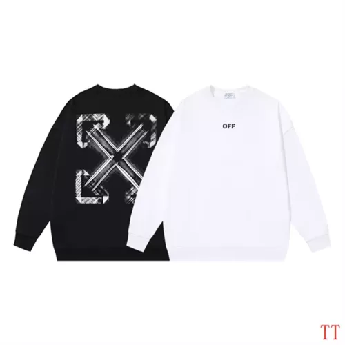 Replica Off-White Hoodies Long Sleeved For Unisex #1361121 $45.00 USD for Wholesale