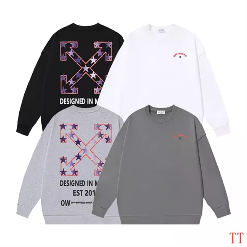 Replica Off-White Hoodies Long Sleeved For Unisex #1361123 $45.00 USD for Wholesale