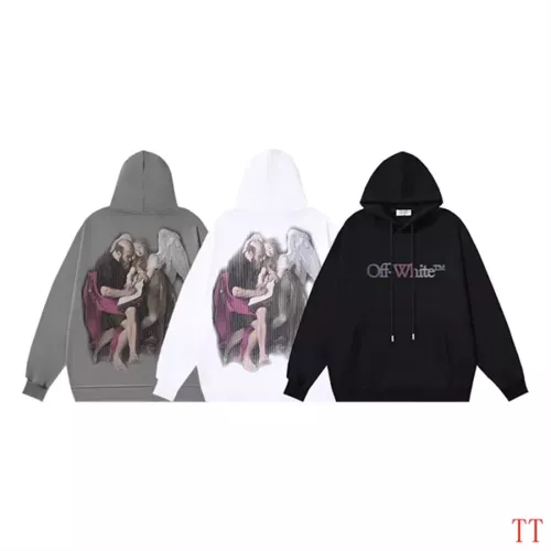 Replica Off-White Hoodies Long Sleeved For Unisex #1361131 $52.00 USD for Wholesale