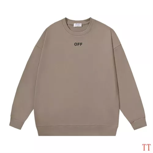 Replica Off-White Hoodies Long Sleeved For Unisex #1361134 $45.00 USD for Wholesale