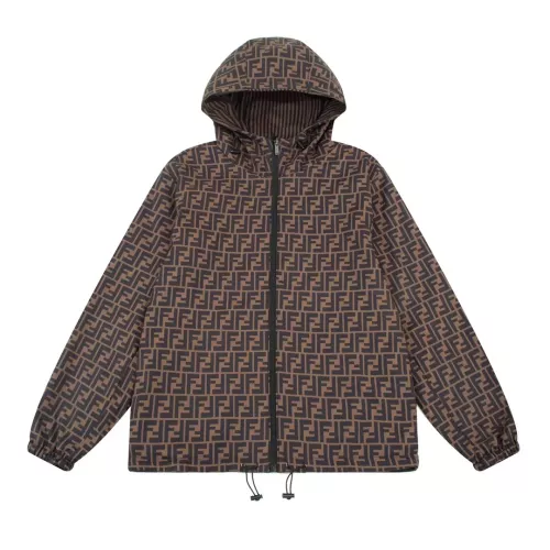 Replica Fendi Jackets Long Sleeved For Unisex #1361156 $85.00 USD for Wholesale