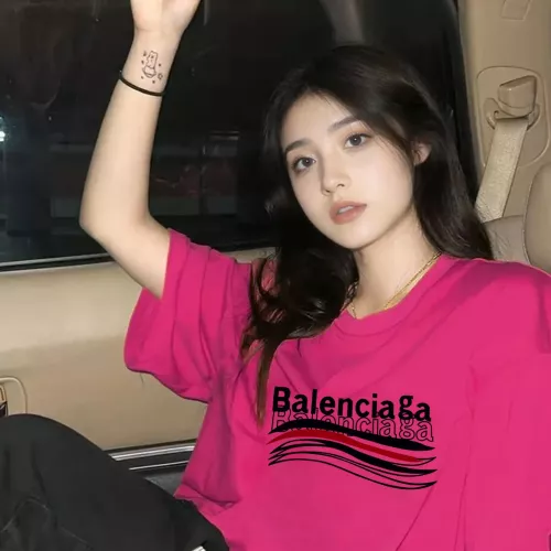 Replica Balenciaga T-Shirts Short Sleeved For Unisex #1361236 $68.00 USD for Wholesale
