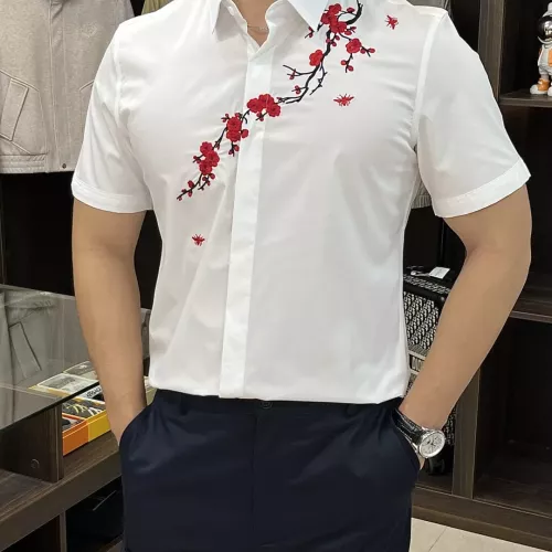 Cheap Armani Shirts Short Sleeved For Men #1361375, $$88.00 USD On Armani Shirts