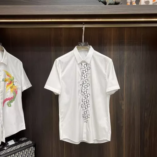 Replica Christian Dior Shirts Short Sleeved For Men #1361380 $88.00 USD for Wholesale