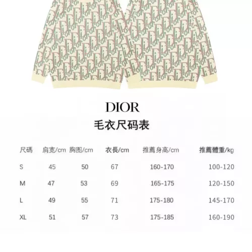 Replica Christian Dior Sweaters Long Sleeved For Unisex #1361469 $52.00 USD for Wholesale