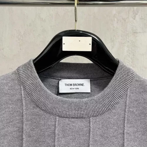 Replica Thom Browne TB Sweaters Long Sleeved For Men #1361570 $88.00 USD for Wholesale