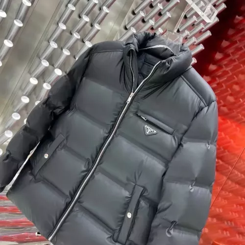 Replica Prada Down Feather Coat Long Sleeved For Men #1361580 $182.00 USD for Wholesale