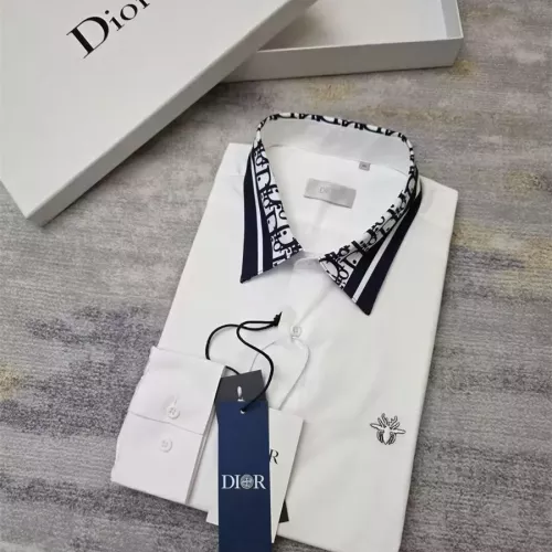 Replica Christian Dior Shirts Long Sleeved For Men #1361586 $48.00 USD for Wholesale