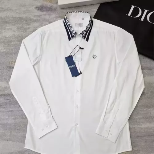 Replica Christian Dior Shirts Long Sleeved For Men #1361586 $48.00 USD for Wholesale