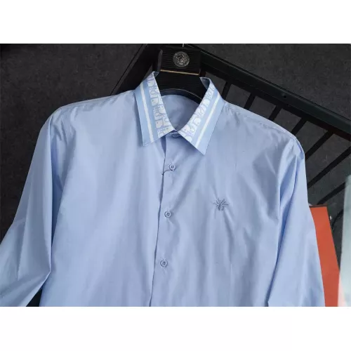 Replica Christian Dior Shirts Long Sleeved For Men #1361587 $48.00 USD for Wholesale