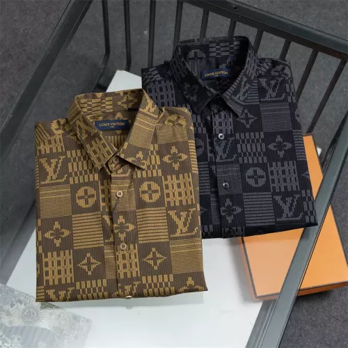 Replica Louis Vuitton LV Shirts Long Sleeved For Men #1361589 $48.00 USD for Wholesale