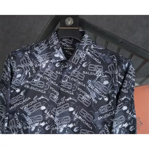 Replica Balenciaga Shirts Long Sleeved For Men #1361599 $40.00 USD for Wholesale