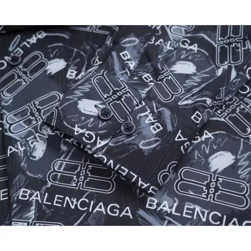 Replica Balenciaga Shirts Long Sleeved For Men #1361599 $40.00 USD for Wholesale