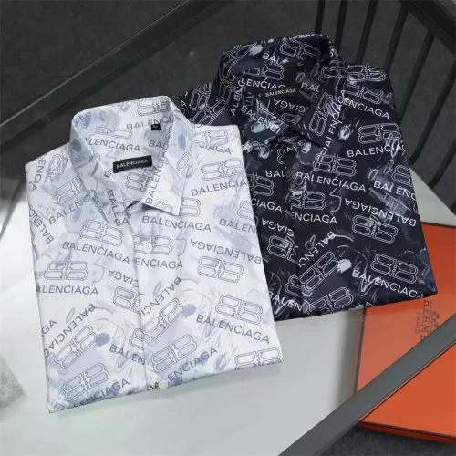 Replica Balenciaga Shirts Long Sleeved For Men #1361599 $40.00 USD for Wholesale